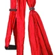 Antygrawitacyjny hamak do jogi inSPORTline Hemmok czerwony + pasy, wsporniki sufitowe i śruby mocujące