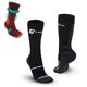 Kompresní klasické ponožky inSPORTline Compagio AG+ - černá