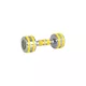 Chrome Dumbbell inSPORTline Yellsteel 3 kg