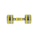 Chrome Dumbbell inSPORTline Yellsteel 6 kg