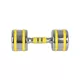 Chrome Dumbbell inSPORTline Yellsteel 9 kg