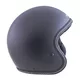 Kask motocyklowy na chopper W-TEC Badachos i gogle Steamrust - Matt.czarny