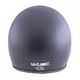 Kask motocyklowy na chopper W-TEC Badachos i gogle Steamrust - Matt.czarny