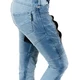 Dámske moto jeansy W-TEC Grandea EVO - 2. akosť