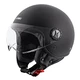 Scooter Helmet W-TEC FS-701MB Matt Black - Black, S(55-56) - Black