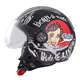 Čelada za skuter W-TEC FS-701BG Black Ride - črna-bela