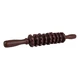 Massage Stick Roller inSPORTline Sebona 39cm - Dark Brown - Dark Brown