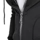 Herren Trainingsjacke inSPORTline Comfyhoodie Man - schwarz