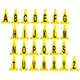 Plastic Cones inSPORTline Alphabet 23cm