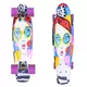 ArtFish Face 22" Penny Board - silber-lila