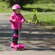 Children’s Tri Scooter WORKER Lucerino with Light-Up Wheels - Pink