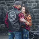 Męska kamizelka skórzana motocyklowa W-TEC Midvora - Czarny
