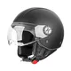 Kask motocyklowy na skuter W-TEC FS-701LB Leather Black - Czarny