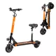 E-Scooter W-TEC Skootie Pro II 8” w/ Seat - Black - Orange