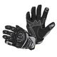 Moto rokavice W-TEC Upgear - črna-siva - črna-siva