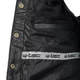 Kožená moto vesta W-TEC Rockridge - Black