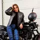 Women’s Leather Motorcycle Jacket W-TEC Kusniqua - Vintage Black