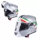 Motorcycle Helmet W-TEC Vexamo - Black-Grey - Grey-Tricolour