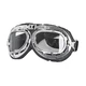 Motorcycle Helmet W-TEC YM-629 w/ Ageless Goggles - Black Glossy