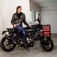 Dámska kožená moto bunda W-TEC Black Heart Lizza