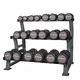 Single-Handed Dumbbell Set inSPORTline Profi CPU 2 x 2.5-25 kg