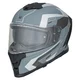 Moto přilba W-TEC Nexwor Graphic - fluo - šedá