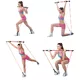 inSPORTline Fitness-Stange mit Gummi 100 cm