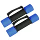 2x1 kg inSPORTline foam dumbbells with strap - Blue