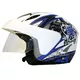 WORKER V520 Motorcycle Helmet - Sale - White Graphics - White Graphics