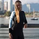 Dámske tričko pre vodné športy Aqua Marina Illusion - modrá