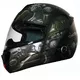 Moto prilba WORKER V210 Bluetooth + Interkom - LEH-crazy skull