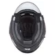 Cassida Jet Tech RoxoR Motorradhelm schwarz matt/weiß/rot/grau