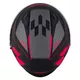 Moto přilba Cassida Jet Tech RoxoR černá matná/červená fluo/šedá - 2.jakost