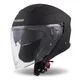 Motorcycle Helmet Cassida Jet Tech Matte Black/Gray Logos 2023 - Black Matte/Grey - Black Matte/Grey