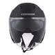 Cassida Jet Tech Schwarz Matt/Graues Logo 2023 Motorradhelm - black matt/grau