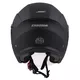 Cassida Jet Tech Schwarz Matt/Graues Logo 2023 Motorradhelm - black matt/grau