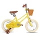 Dětské kolo Joystar Retro 14" s košíkem • 92-120 cm - žlutá - žlutá