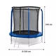 Trampoline KLARFIT Jumpstarter 250 cm Blue