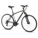 Crossový bicykel 4EVER Gallant - model 2015 - šedo-zelená - šedo-zelená