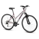 Crossový bicykel 4EVER Pulse - model 2015 - bielo-tyrkysová - strieborno-fialová