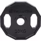 Rubber Coated Olympic Weight Plate inSPORTline Ruberton 10kg 50 mm