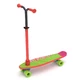 Chillafish Skateskootie 2in1 Roller / Pennyboard - rot
