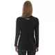 Ladies functional extreme T-shirt Brubeck MERINO long-sleeve - Black