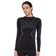 Dámské funkční triko Brubeck Dry s dlouhým rukávem LS1736W - Black/Graphite