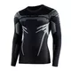 Men’s Long-Sleeved Activewear T-Shirt Bruback Dry - Black/Graphite - Black/Graphite