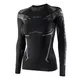 Women’s Long-Sleeved Activewear T-Shirt Brubeck Dry - Black/Graphite - Black/Graphite