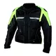 Nyári airbag kabát Helite Vented Hi-Vis - Fekete-Neon Sárga, M