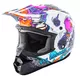 Fly Racing Kinetic Youth Invasion Kinder Motocross Helm - weiß-rosa