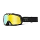 Motokrosové okuliare 100% Barstow - Caliber čierna, zrkadlové žlté plexi