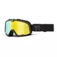 Motocross Goggles 100% Barstow - Caliber Black, Mirror Yellow Plexi - Caliber Black, Mirror Yellow Plexi